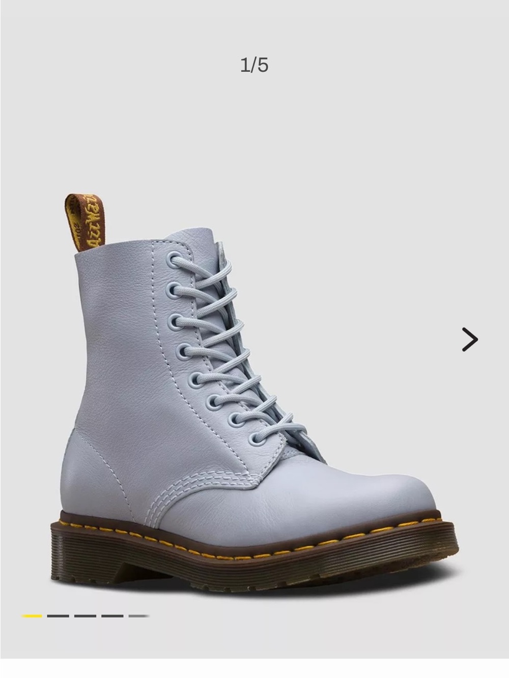 Dr Martens 1460 Pascal Moon Boots Size 7